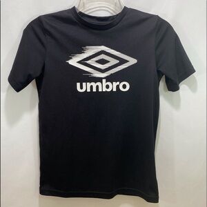 NWOT UMBRO Black T-Shirt Boys Medium